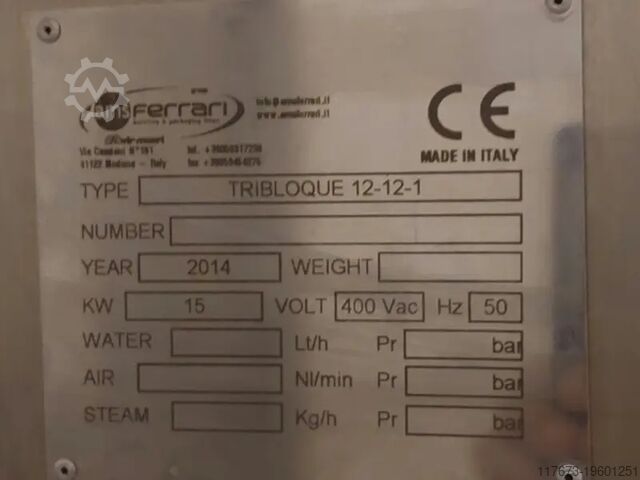 Befüllung Monoblock AMS Ferrari