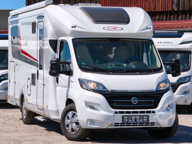 Semi-integrated camper LMC T 732, SAT, TV, AHL, Längsbetten