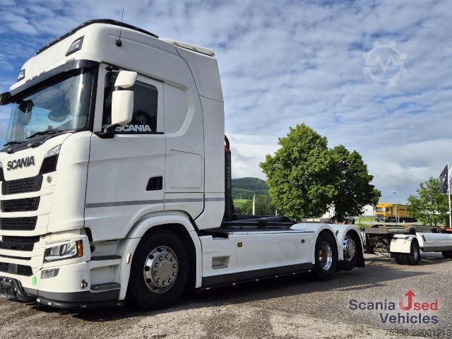 Roll-off tipper truck Scania S 500 B6x2*4NB Aboller Komplettzug !!