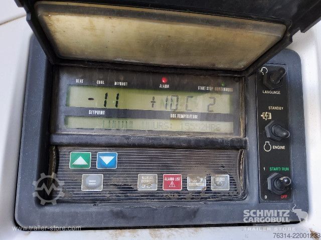 Reefer semitrailer Schmitz Cargobull Tiefkühler Multitemp Doppelstock Trennwand