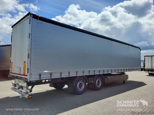 Open semitrailer with tarp Berger Curtainsider Standard