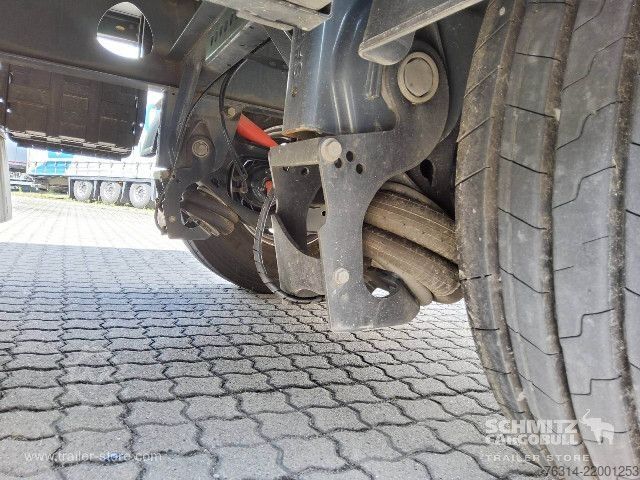 Open semitrailer with tarp Berger Curtainsider Standard