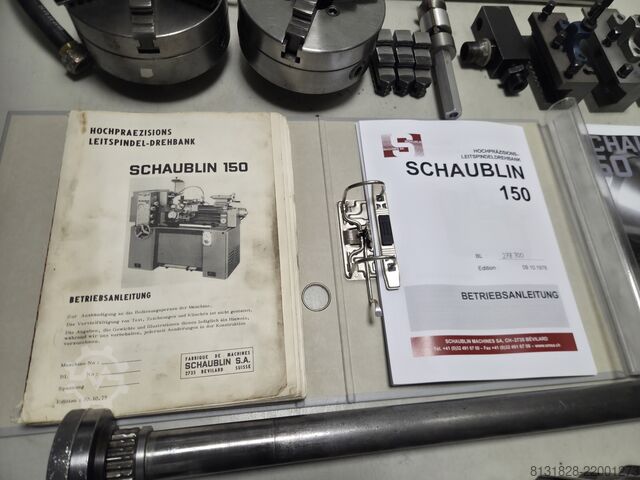 Precision turning lathe Schaublin 150