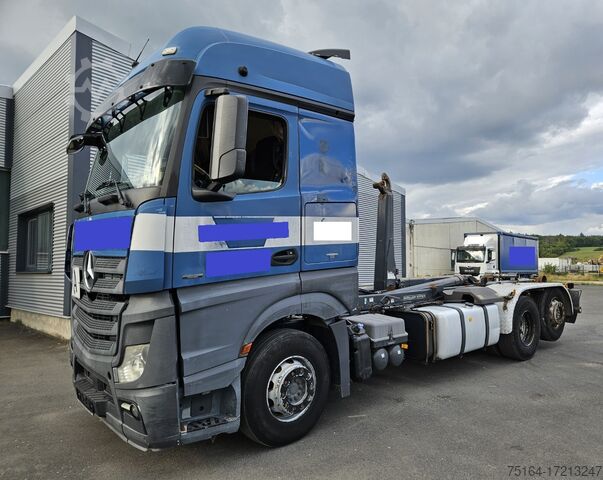 Roll-off tipper truck Mercedes-Benz 2545 L 6x2 Nachlauflenkachse