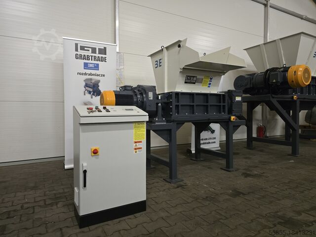 TWOSHAFT SHREDDER GL2180 7.5KW+7.5KW 3E MACHINERY GRABTRADE GL2180 7.5KW+7.5KW