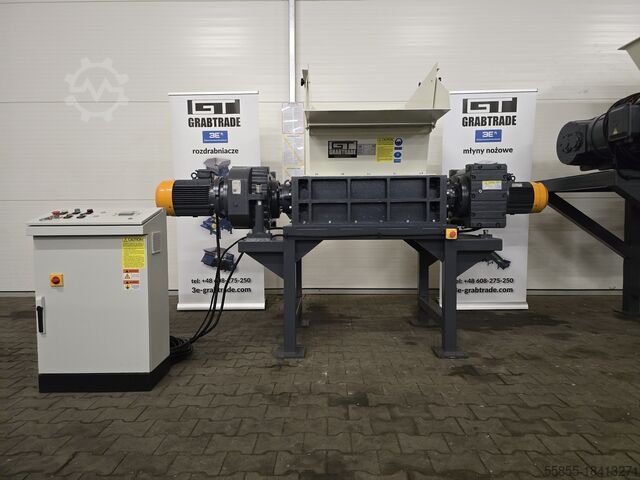 TWOSZAFT SHREDDER GL2180 7.5KW+7.5KW 3E MACHINERY GRABTRADE GL2180 7.5KW+7.5KW