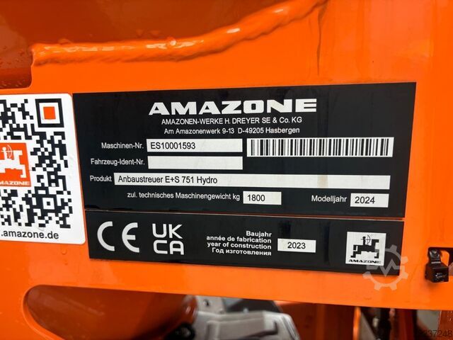 Amazone Anbaustreuer E+S 751 Hydro Amazone Anbaustreuer E+S 751 Hydro