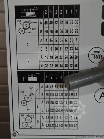 Leit-/Zugspindeldrehmaschine Rogi WM400x1000