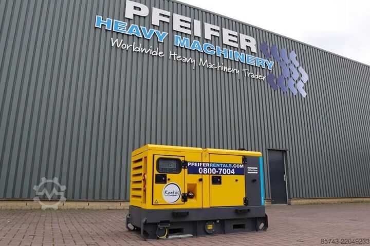 Generator set Atlas Copco QAS 20 S5 Valid Inspection, 17 kVA, Also Available