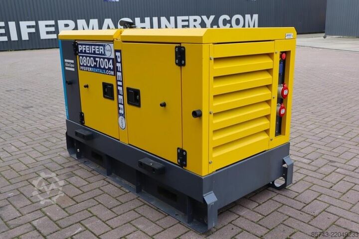 Generator set Atlas Copco QAS 20 S5 Valid Inspection, 17 kVA, Also Available