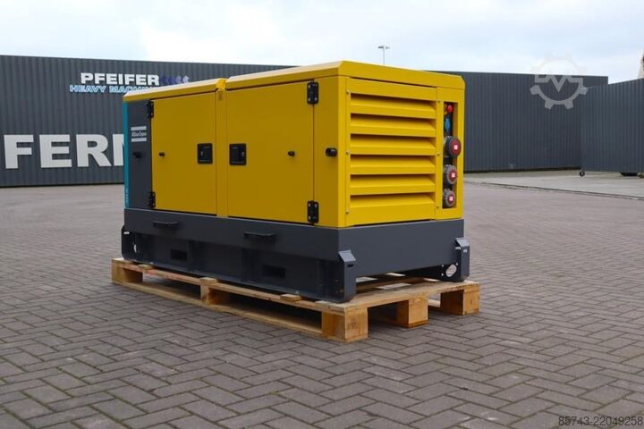 Generator set Atlas Copco QAS 40 ST3 Valid inspection,  Diesel, 40 kVA