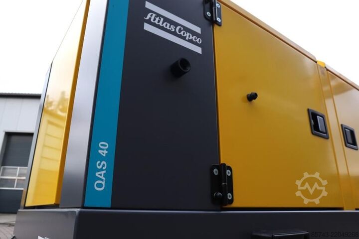 Generator set Atlas Copco QAS 40 ST3 Valid inspection, Diesel, 40 kVA