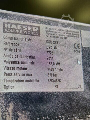 Kaeser compressor KAESER DSD 238