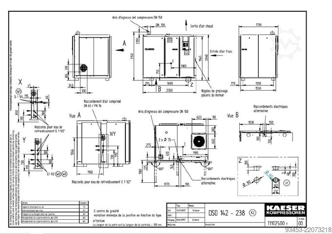 Kaeser compressor KAESER DSD 238