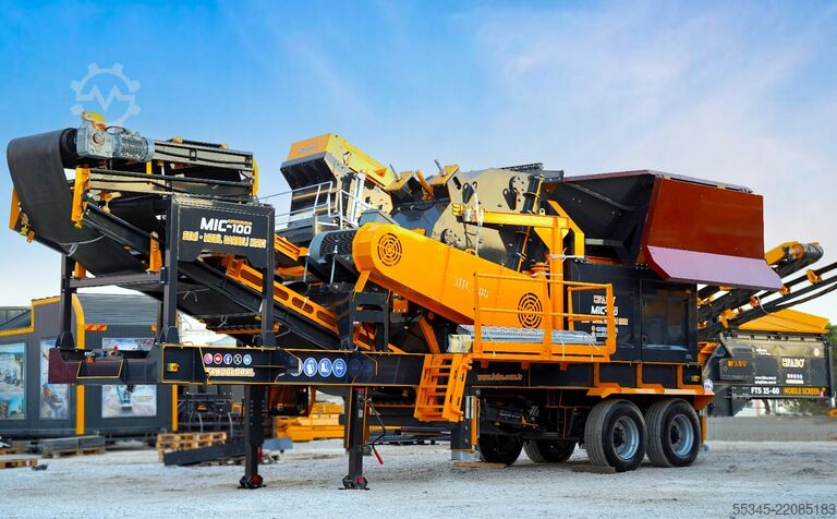 Crushing unit FABO Mobile Impact Crusher Mobile Impact Crusher MIC-100
