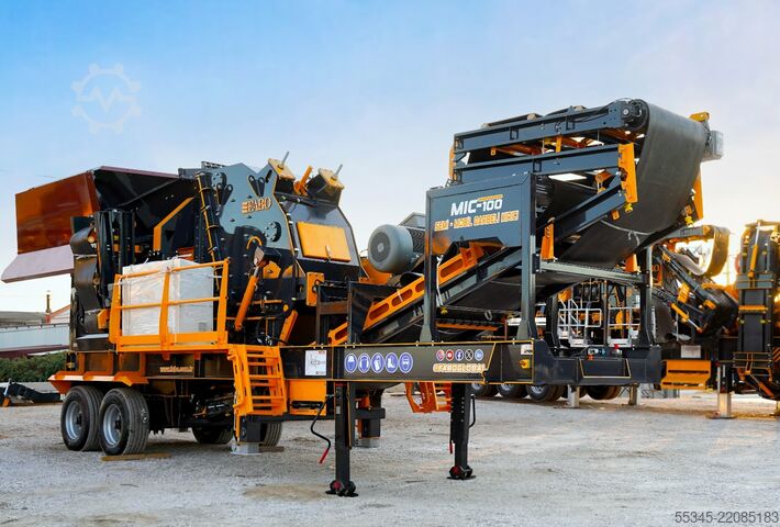 Crushing unit FABO Mobile Impact Crusher Mobile Impact Crusher MIC-100