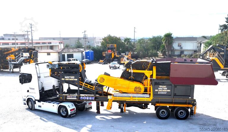 Crushing unit FABO Mobile Impact Crusher Mobile Impact Crusher MIC-100