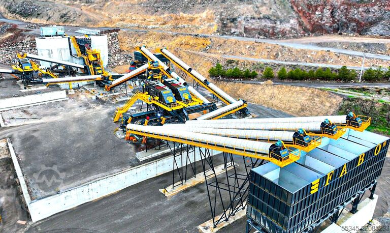 Crushing equipment FABO Fixed Crusher 500 TPH