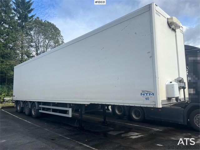 Box body NTM 3 axle semi-trailer w / full side opening