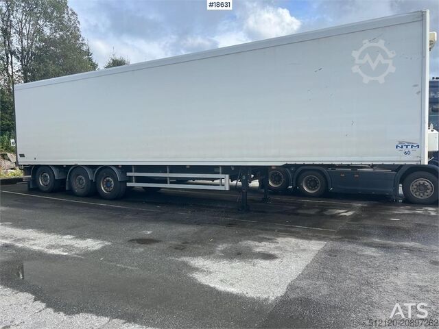 Box body NTM 3 axle semi-trailer w / full side opening