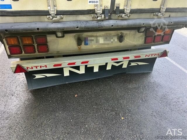 Box body NTM 3 axle semi-trailer w / full side opening