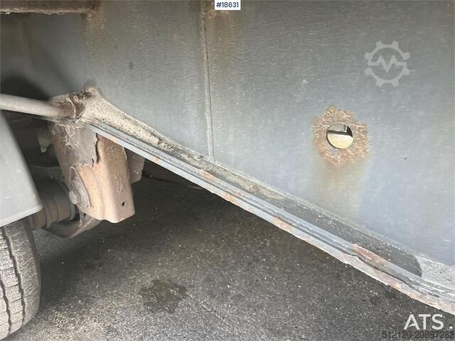 Box body NTM 3 axle semi-trailer w / full side opening