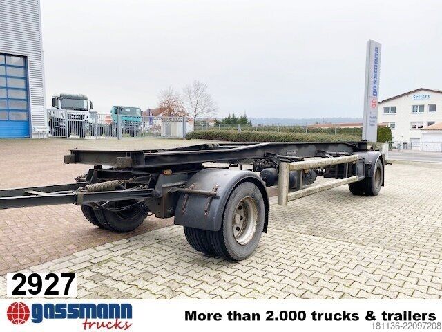 Roll off trailer Hüffermann HSA 18.70 Schlittenabroller