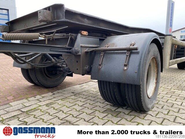 Roll off trailer Hüffermann HSA 18.70 Schlittenabroller