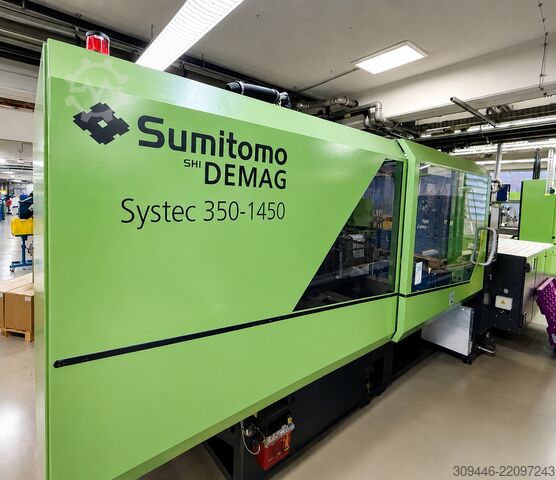 Injection molding machine Sumitomi (SHI) Demag Systec 350/720-1450