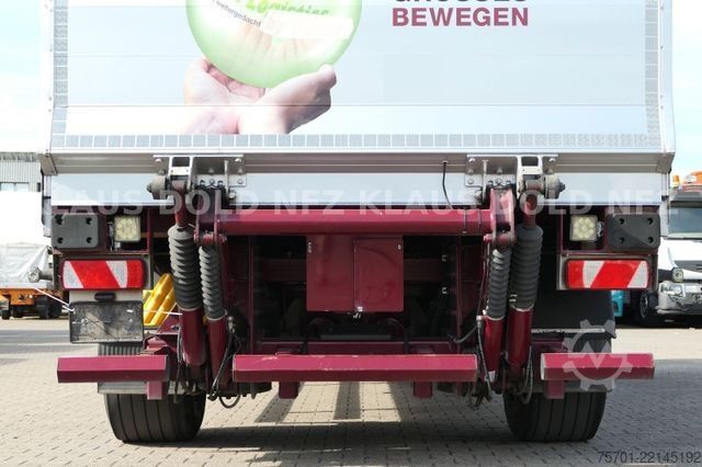 Open trailer with tarp  Galliker ST 2A Durchladesystem Bordwände LBW