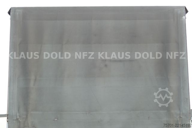 Open trailer with tarp  Galliker ST 2A Durchladesystem Bordwände LBW