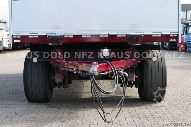 Open trailer with tarp  Galliker ST 2A Durchladesystem Bordwände LBW