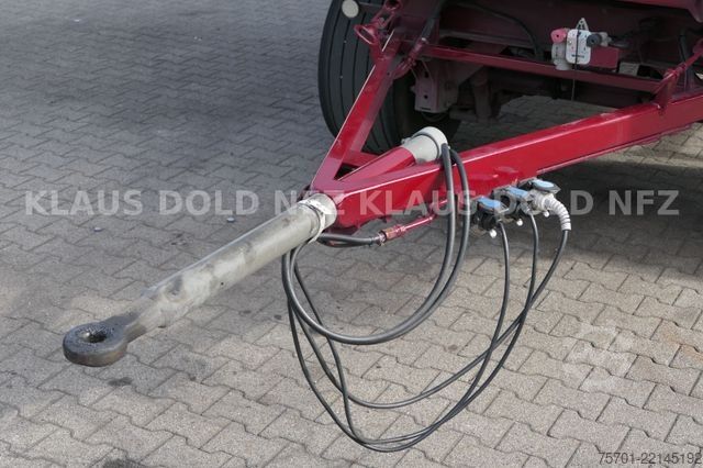 Open trailer with tarp  Galliker ST 2A Durchladesystem Bordwände LBW