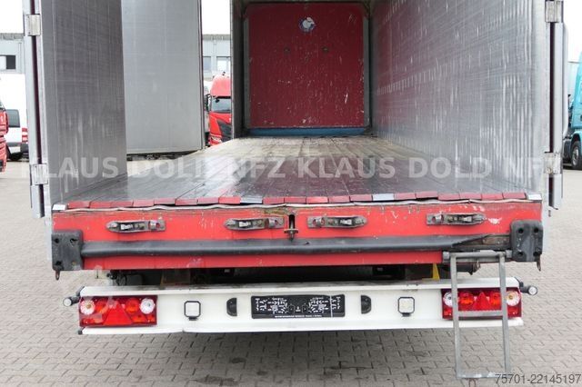 Auflieger mit Pritsche & Plane PEISCHL 3ESP0S Schubboden Seitliche Türen Liftachse