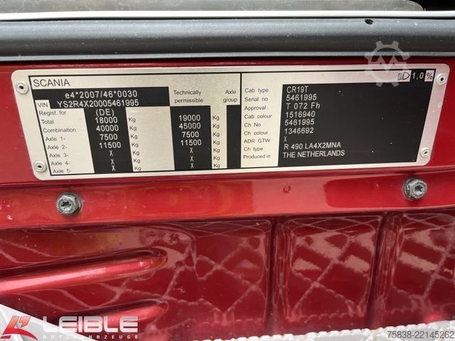 Standard SZM SCANIA R 490LA4x2MNA*Topline*Standklima*Hydraulik*