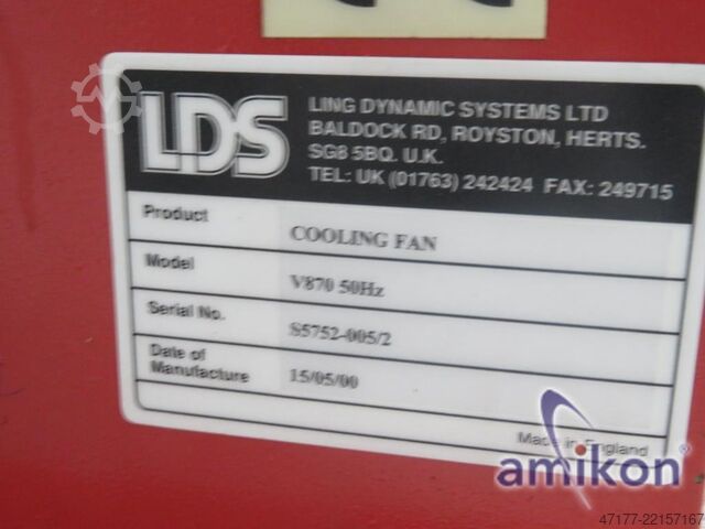 Cooling Fan Gebläse LDS V870 50Hz 00007/30