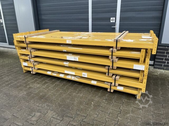 Pallet racking beam Link 51 Boltless XL / 2.700 mm / Kastenprofil: 80|53x45|25 mm / gelb