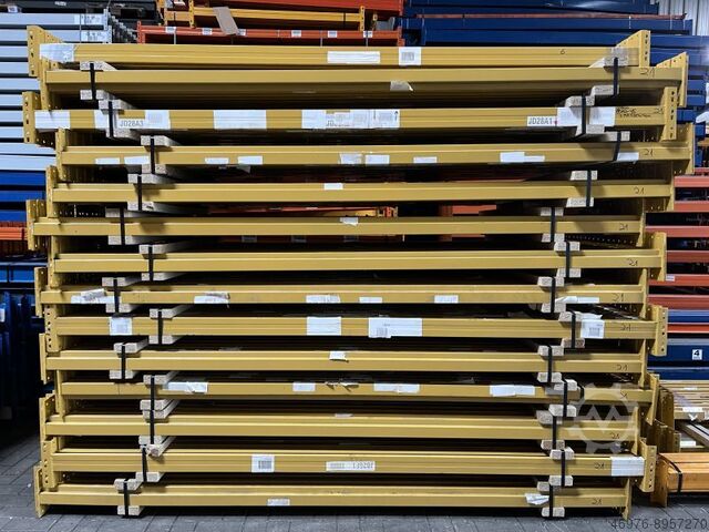 Pallet racking beam Link 51 Boltless XL / 2.700 mm / Kastenprofil: 80|53x45|25 mm / gelb