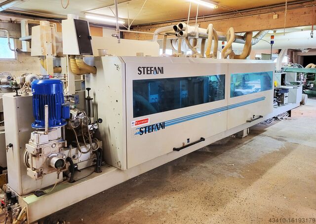 Double-sided edge banding machine STEFANI IBIMATIC 9000
