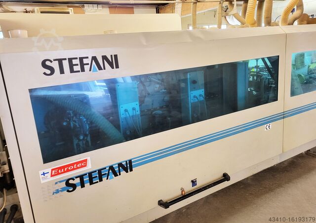 Double-sided edge banding machine STEFANI IBIMATIC 9000