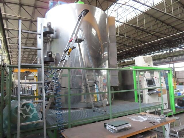 Pulsed plasma nitriding system PLATEG Plasma Technik Grün PulsPlasma PP 800, 2000 x 2900