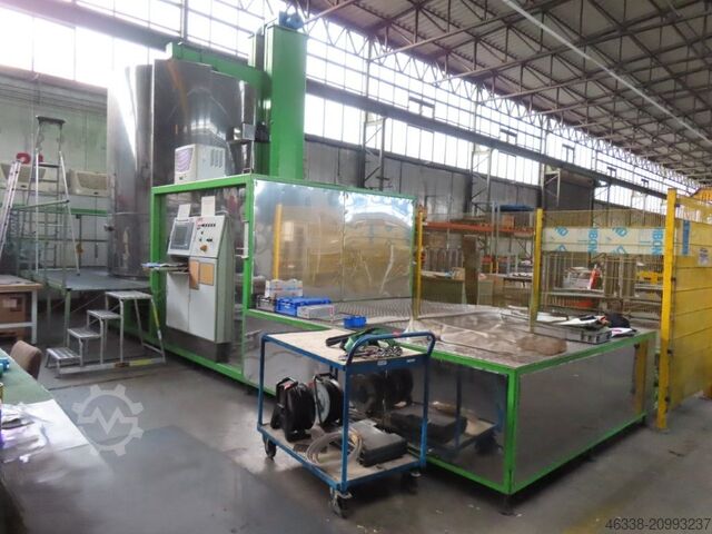 Pulsed plasma nitriding system PLATEG Plasma Technik Grün PulsPlasma PP 800, 2000 x 2900