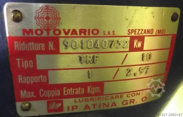 Gear motor 0.55 kW 4 rpm Motovario TRRCF/10