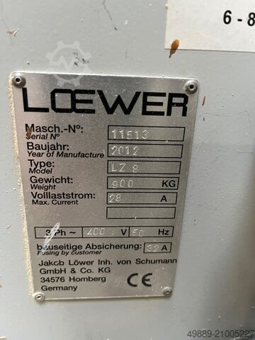 LZ8 single-part grinding machine Loewer LZ8 Einzelteilschleifmaschine