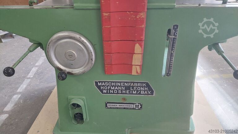 Combined surface and thickness planer Hofmann 