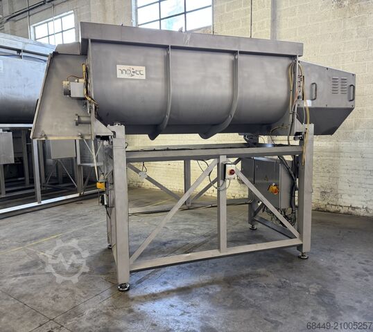 Twin shaft paddle mixer 2.600L, IPM 2000 Inotec dubbele peddelmenger 2.600L Type IPM 200