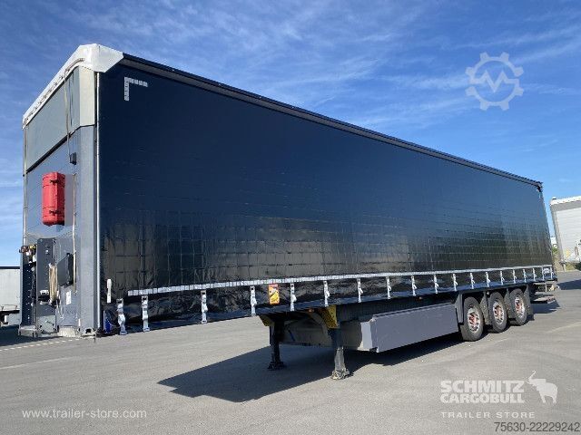 Open semitrailer with tarp Schmitz Cargobull Semitrailer Curtainsider Mega Hayon