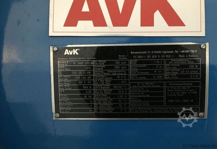 Generator set Wärtsilä W6L20