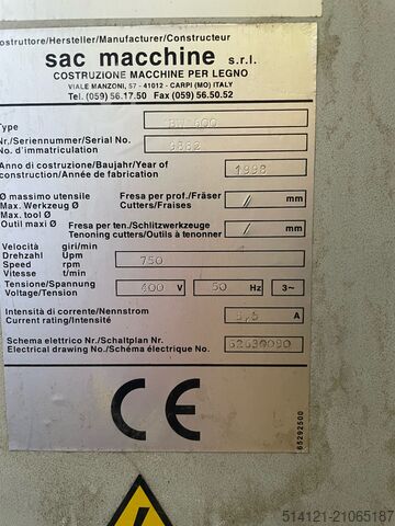 SAC BW 600 band saw SAC BW 600