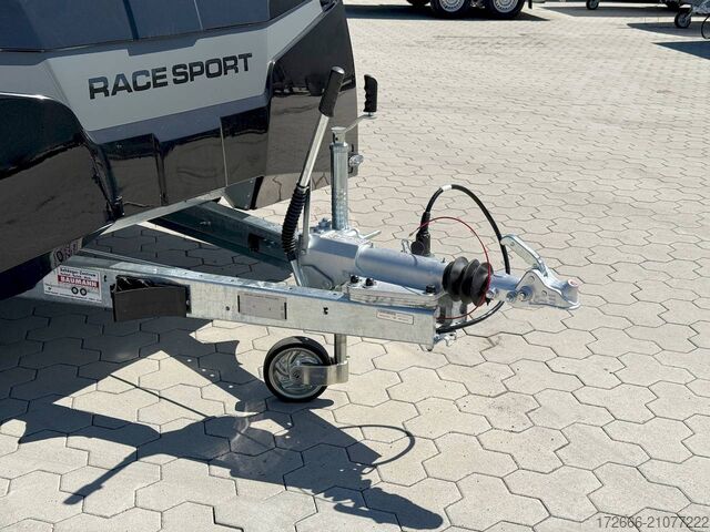 Autotransporter Brian James Trailer RACE SPORT 341-5521-35-2-12-B 550X210X196CM 3500KG GESCHLOSSENER AUTOTRAILER | SCHWARZ